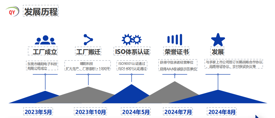 热烈祝贺东莞市晴阳电子科技有限公司官网上线